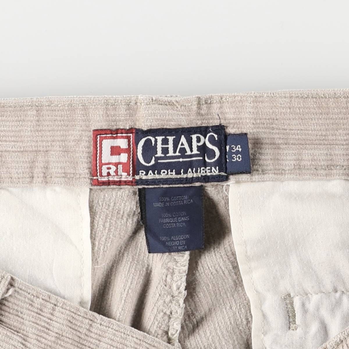 古着 90年代 ラルフローレン Ralph Lauren CHAPS チャップス