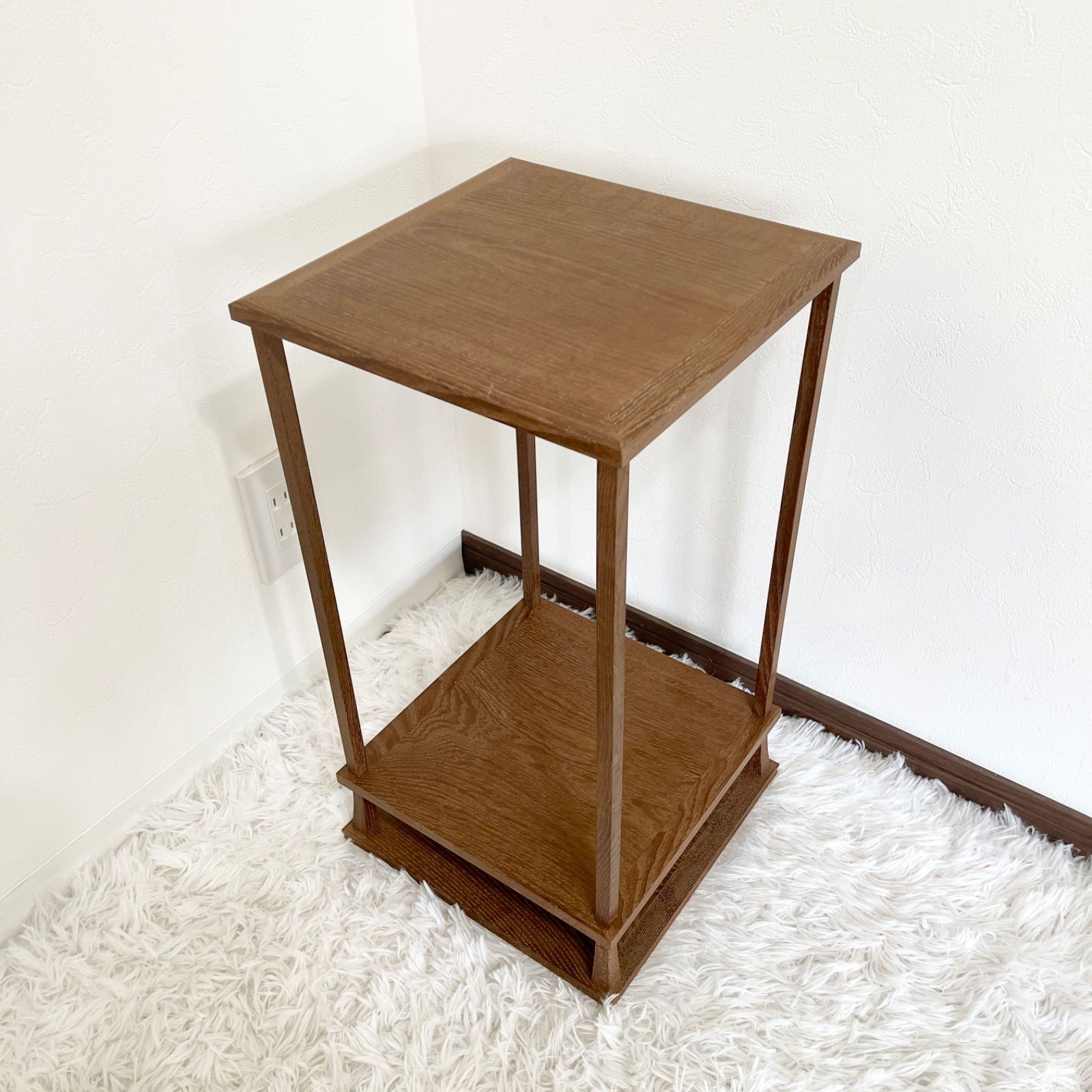 桑小卓 茶道具 木製 桑 組み立て式 紙箱 美品 茶道 棚 お点前 美品 桑小卓 桑木地 茶道具 清峯造 紙箱付 組み立て式 茶棚 棚 - メルカリ