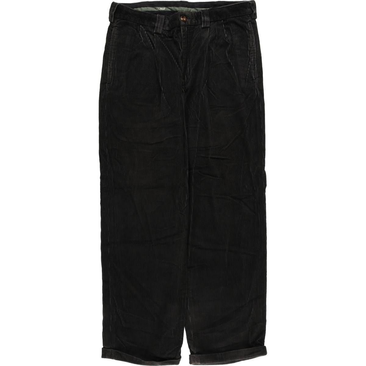 古着 90 00年代 エルエルビーン L Bean ツータック コーデュロイパンツ メンズw 34相当 ヴィンテージ eaa 418775