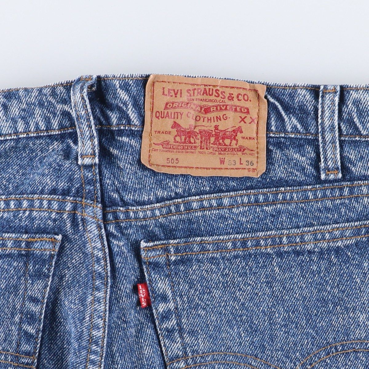 テーパードデニムパンツ メンズw