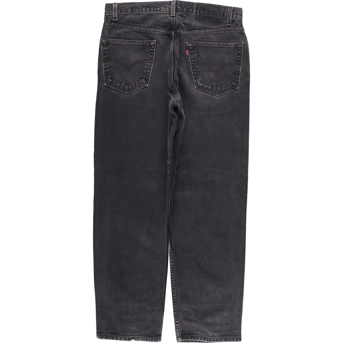 古着 00年代 リーバイス Levi s 550 RELAXED FIT ブラックデニム テーパードデニムパンツ メンズw 34相当|eaa 418587