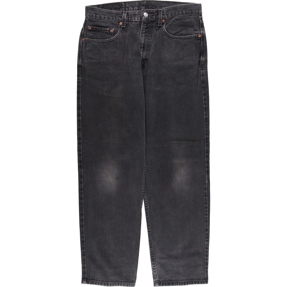 古着 00年代 リーバイス Levi s 550 RELAXED FIT ブラックデニム テーパードデニムパンツ メンズw 34相当|eaa 418587