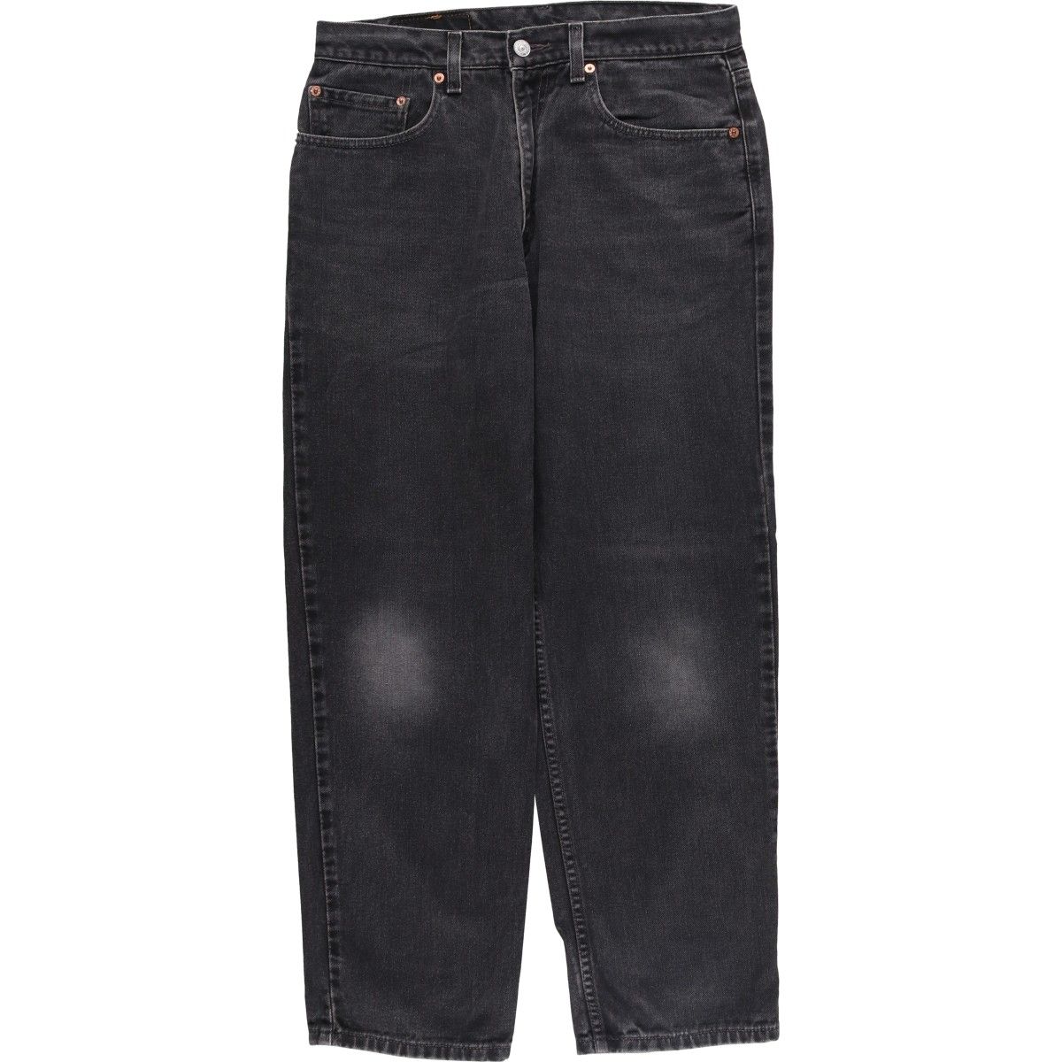 古着 00年代 リーバイス Levi s 550 RELAXED FIT ブラックデニム テーパードデニムパンツ メンズw 31相当 eaa 418550