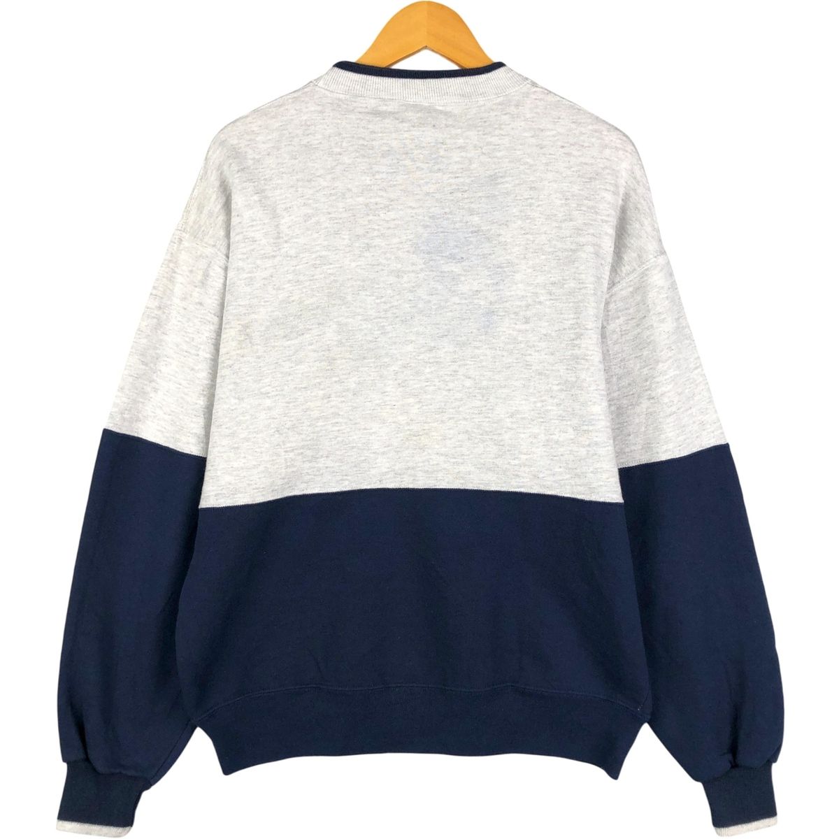 古着 90年代 ラッセル Russell 無地 ツートン ブランクスウェットシャツ トレーナー メンズL相当 ヴィンテージ|eaa 418562