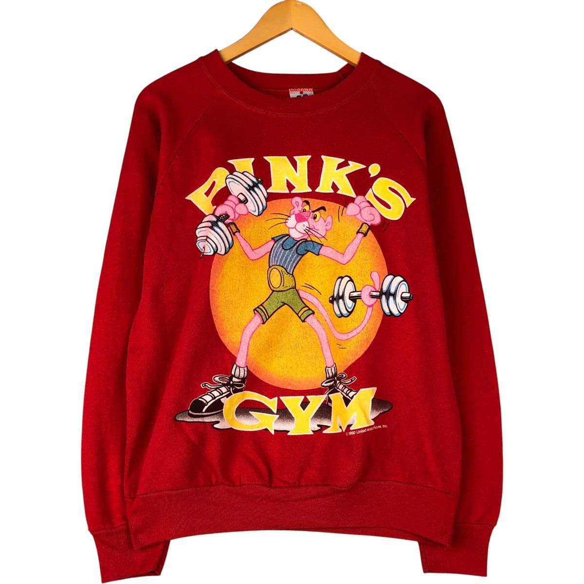 古着 90年代 MILLER PINK PANTHER ピンクパンサー キャラクタースウェットシャツ トレーナー メンズL相当 ヴィンテージ eaa 418627