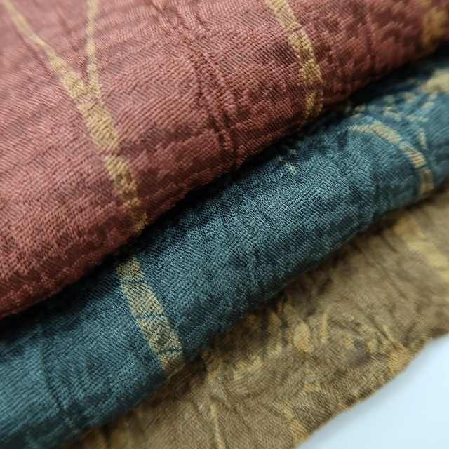 ✾まめ藤✾ 正絹 着物 絞り 自然の神秘と無二の技を物語る抱擁 道中着 D-7