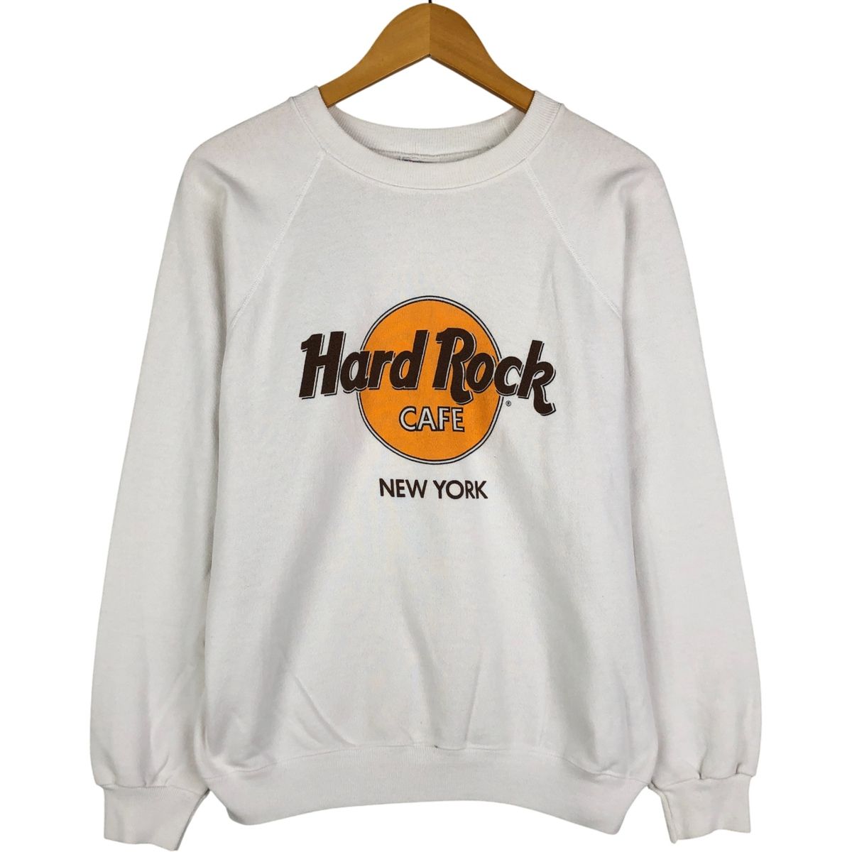 古着 80年代 ヘインズ Hanes HARD ROCK CAFE ハードロックカフェ アドバタイジング スウェットシャツ トレーナー eaa 418878