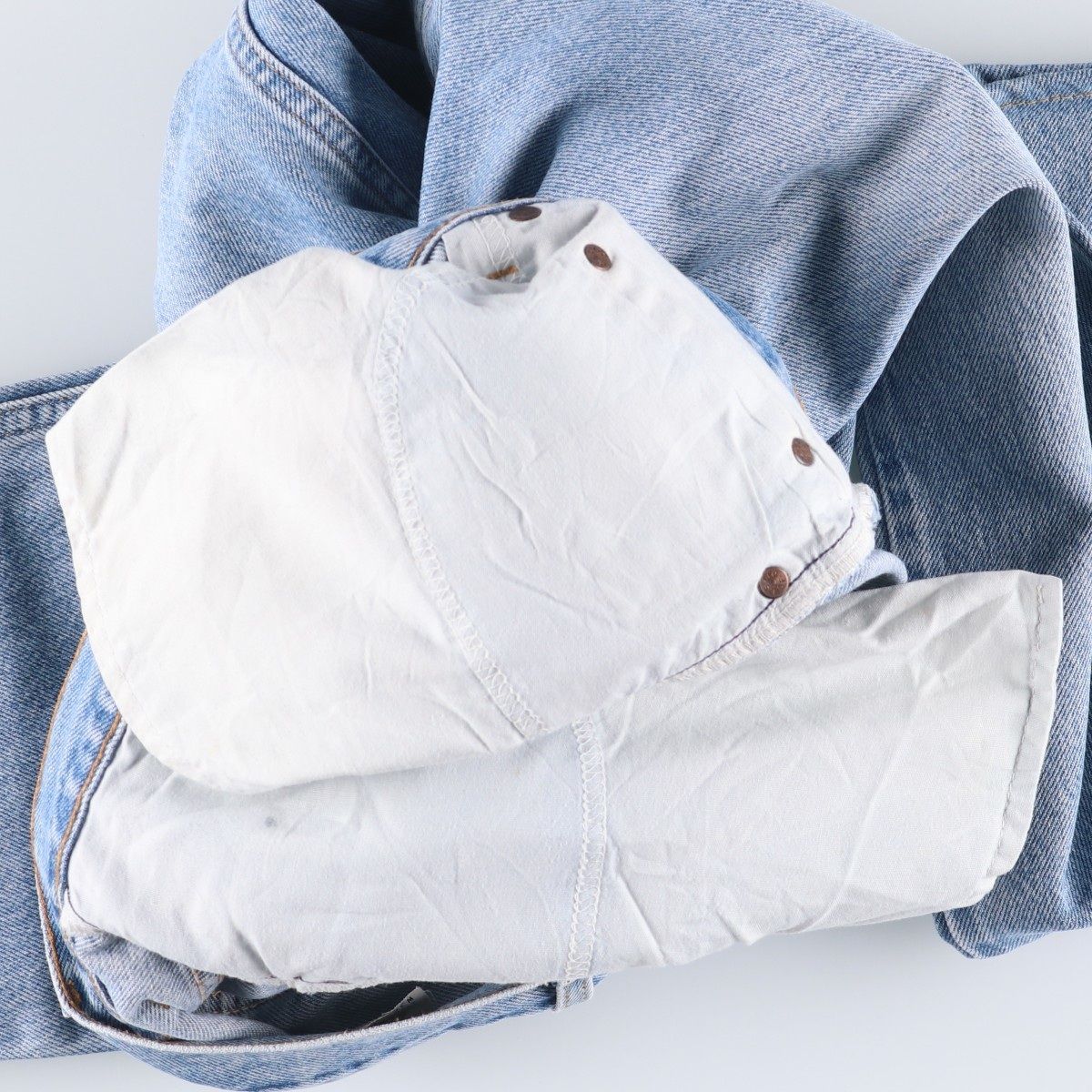 テーパードデニムパンツ メンズw