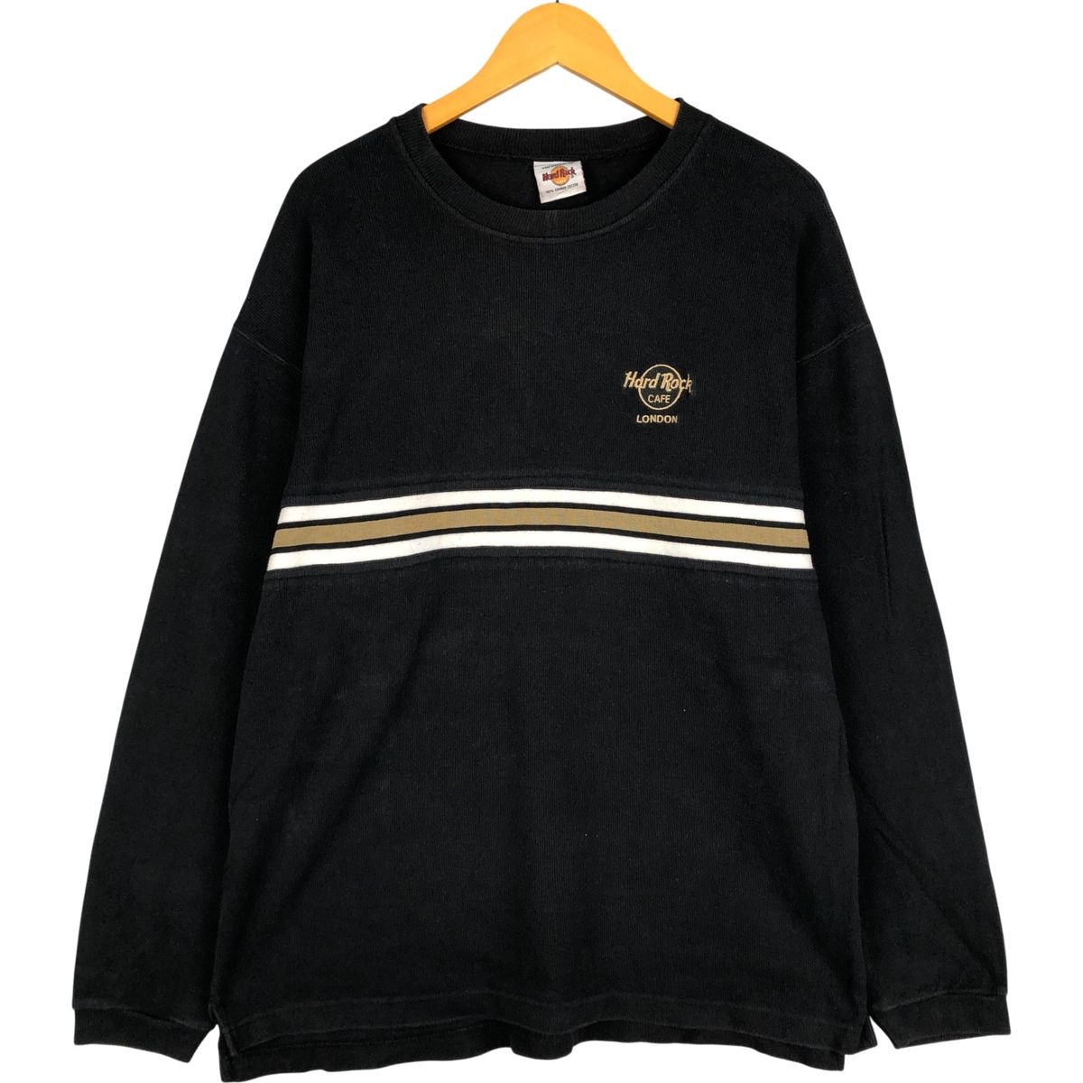 古着 HARD ROCK CAFE ハードロックカフェ アドバタイジング スウェットシャツ トレーナー メンズL相当 ヴィンテージ|eaa 419108