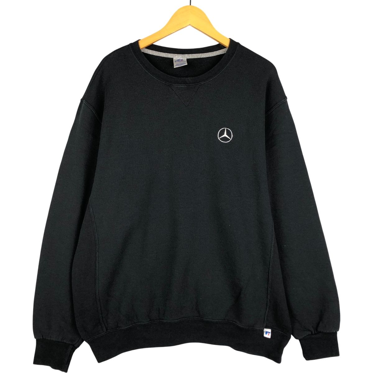 古着 00年代 ラッセル Russell Mercedes Benz メルセデスベンツ アドバタイジング スウェットシャツ トレーナー メンズXL相当 eaa 419846