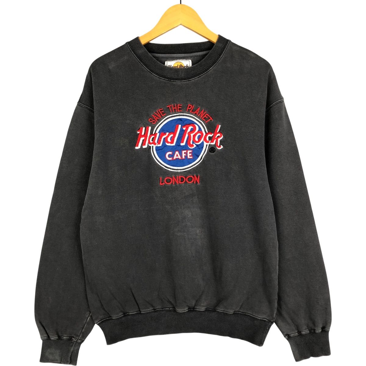古着 HARD ROCK CAFE ハードロックカフェ アドバタイジング スウェットシャツ トレーナー メンズM相当 ヴィンテージ eaa 419076
