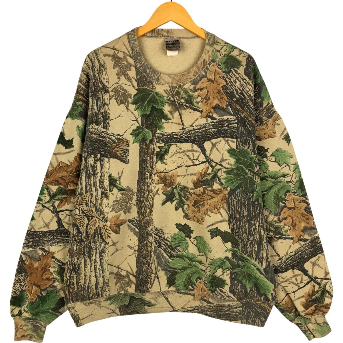 古着 90年代 ジャージーズ Jerzees 迷彩柄 リアルツリーカモ プリント