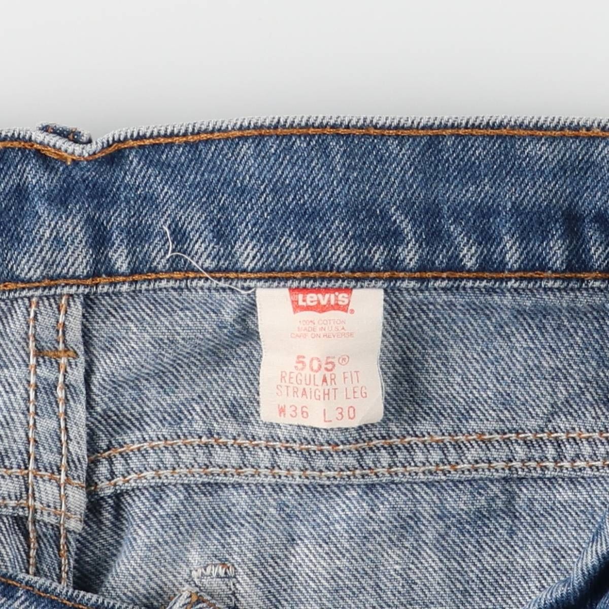 古着 90年代 リーバイス Levi's 505 REGULAR FIT STRAIGHT LEG