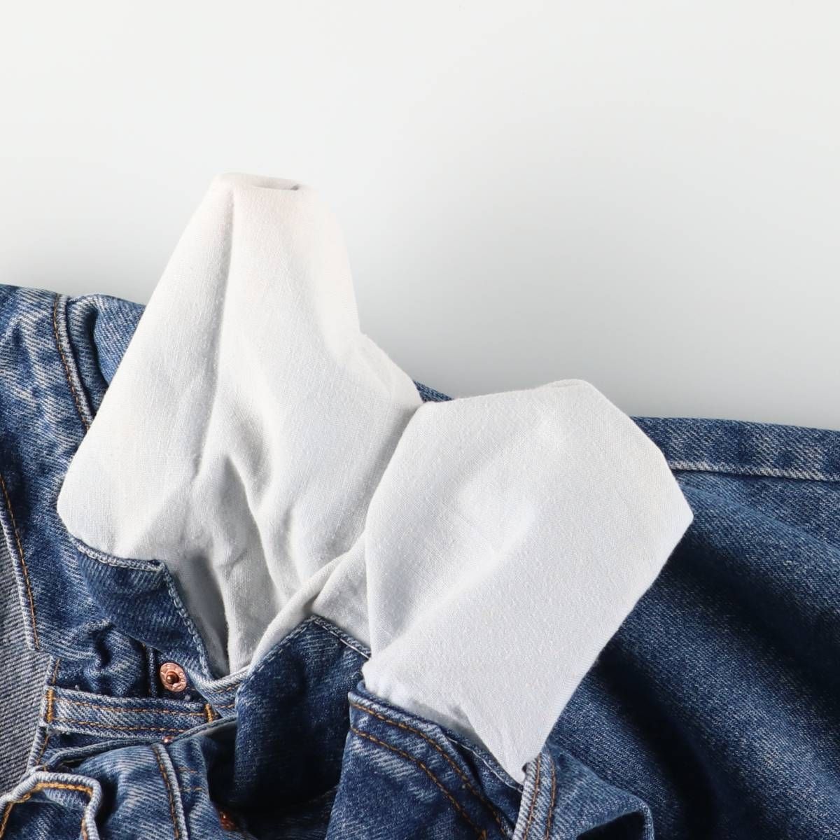 505 テーパードデニムパンツ