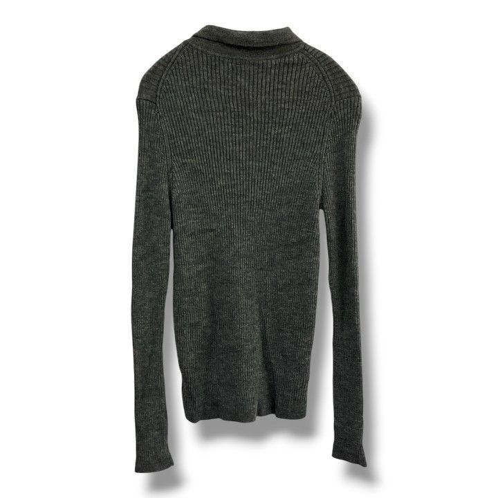 UNIQLO エクストラファインメリノウール メリノリブポロカーディガン