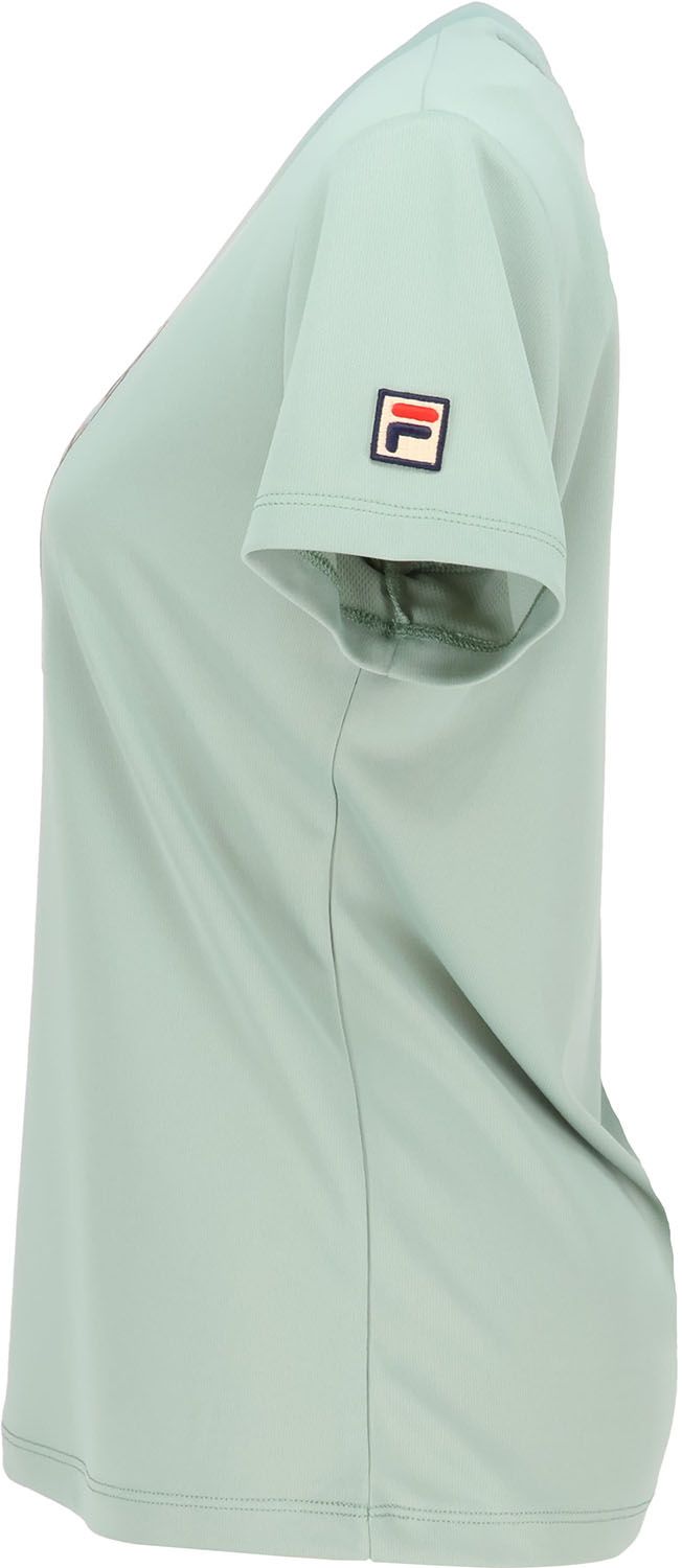 フィラ FILA テニス アップリケ T シャツ EL0005 03C スモーキー
