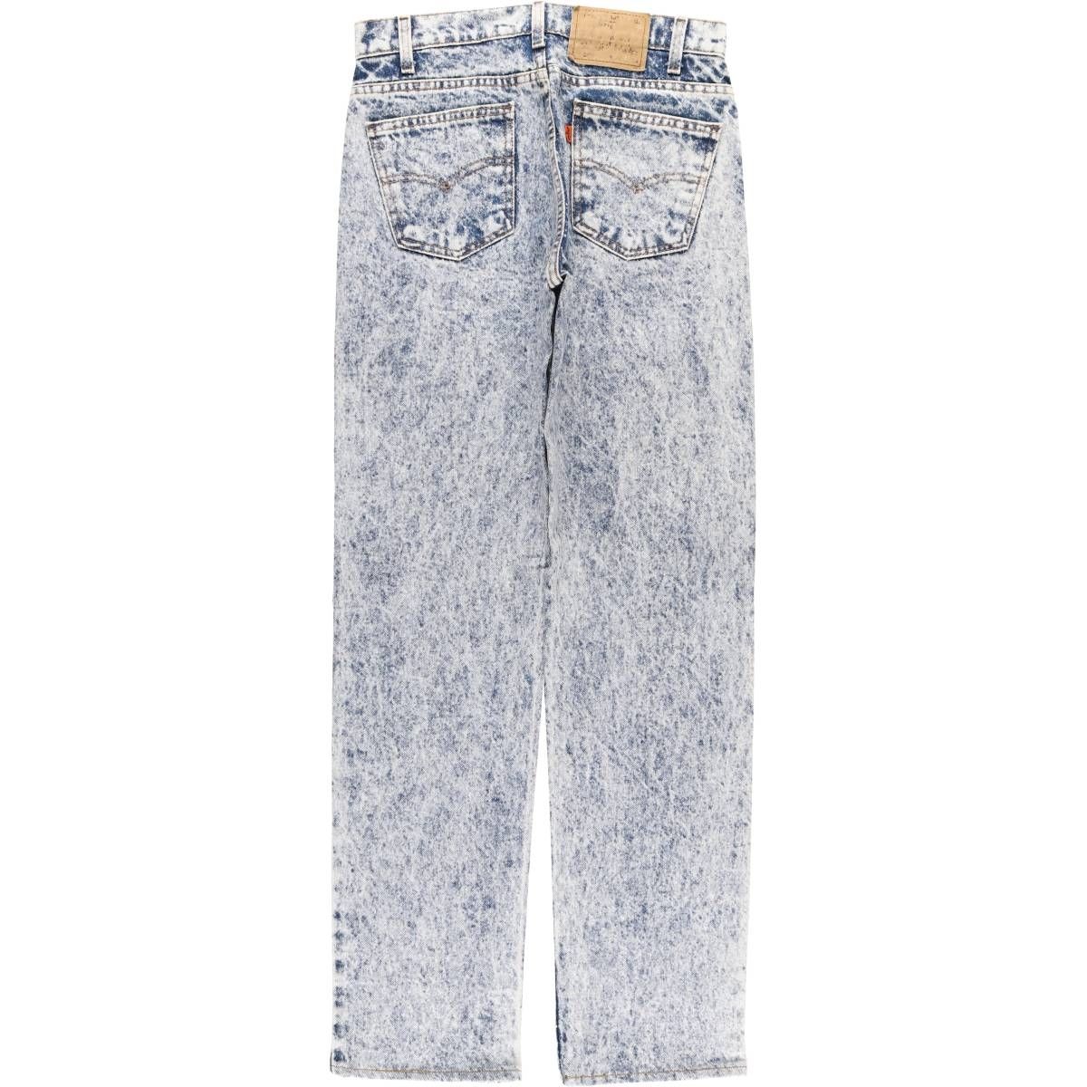 古着 90 00年代 リーバイス Levi s 40505 0209 オレンジタブ ケミカルウォッシュ テーパードデニムパンツ メンズw 30相当 eaa 419379