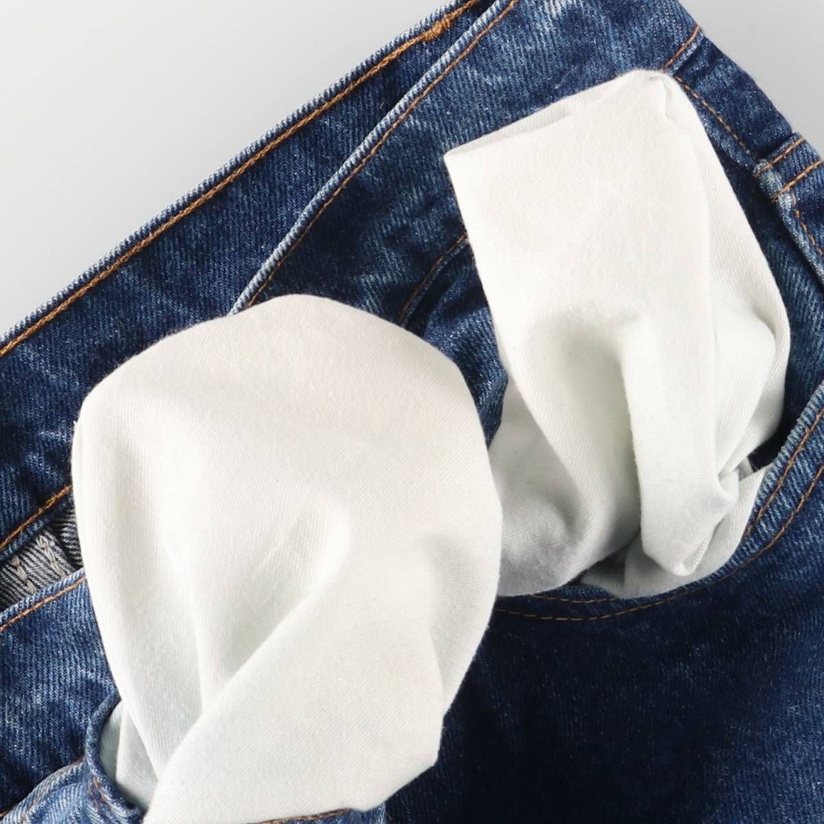 テーパードデニムパンツ メンズw