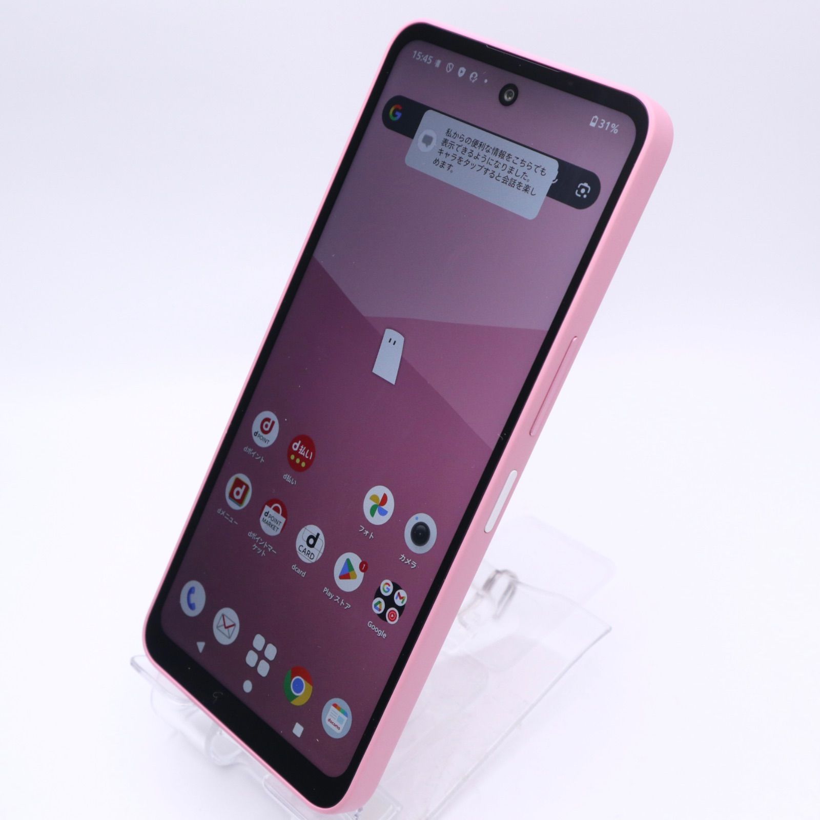 中古】 docomo SIMフリー AQUOS wish5 SH-52F 64GB ナデシコ #9398