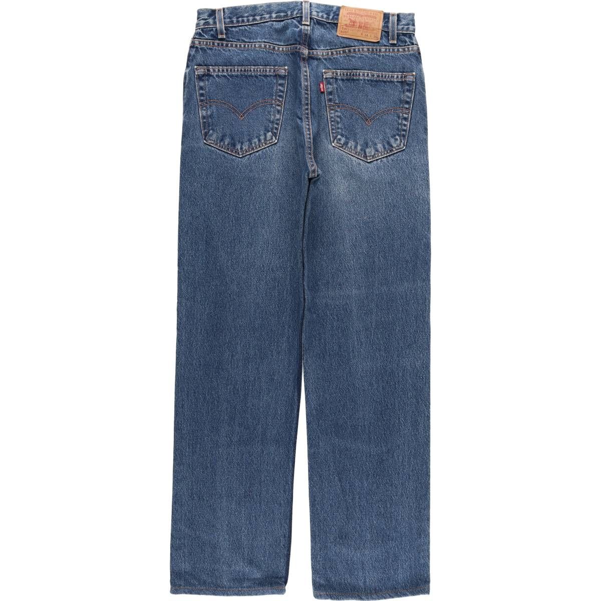 古着 00年代 リーバイス Levi s 505 REGULAR FIT テーパードデニムパンツ メンズw 32相当|eaa 419990