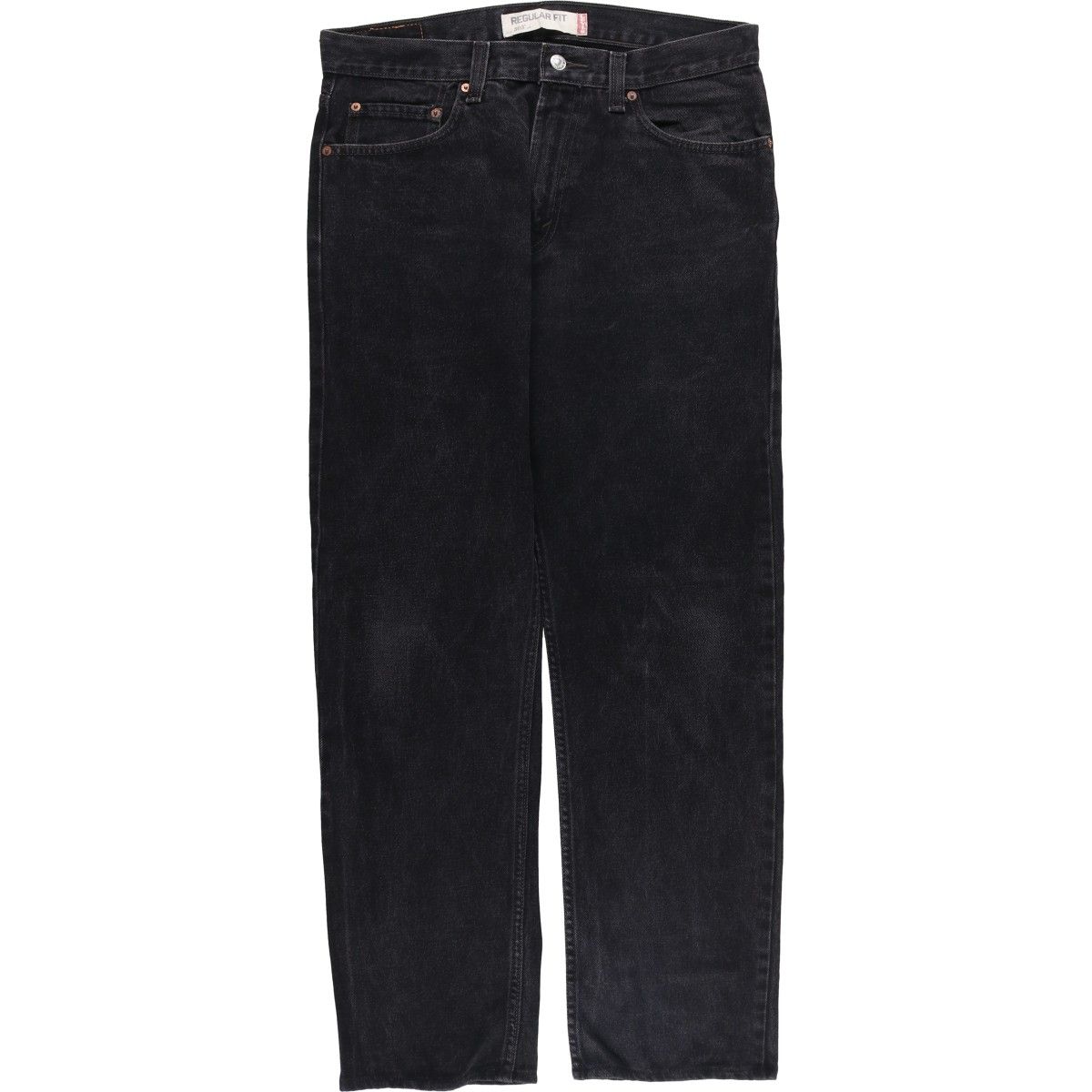 古着 00年代 リーバイス Levi s 505 REGULAR FIT ブラックデニム テーパードデニムパンツ メンズw 34相当 eaa 419418