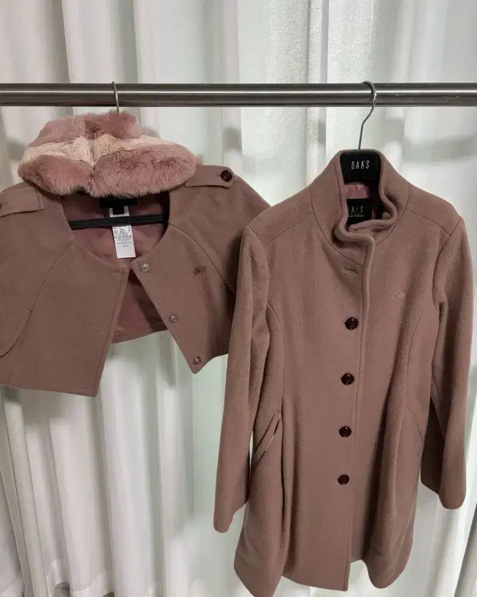 ダックス キッズ コート ファー付きカラ セット