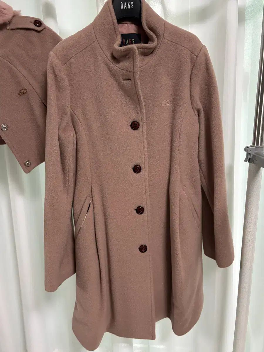 ダックス キッズ コート ファー付きカラ セット