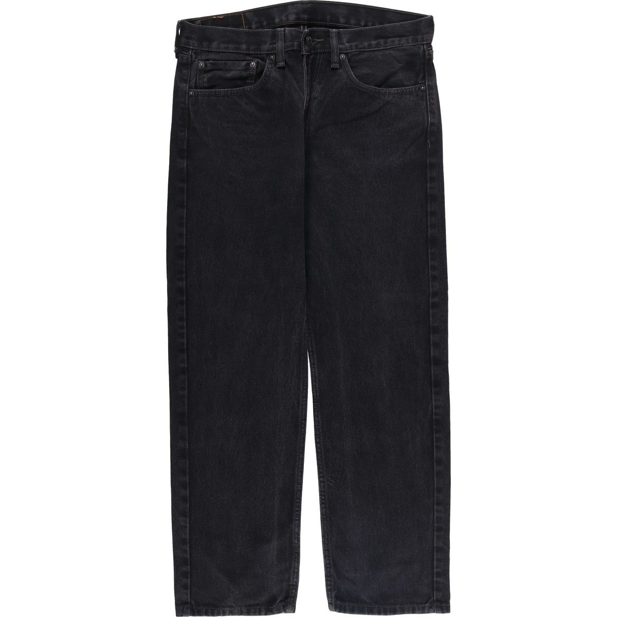 古着 リーバイス Levi s 505 ブラックデニム テーパードデニムパンツ メンズw 34相当|eaa 419456