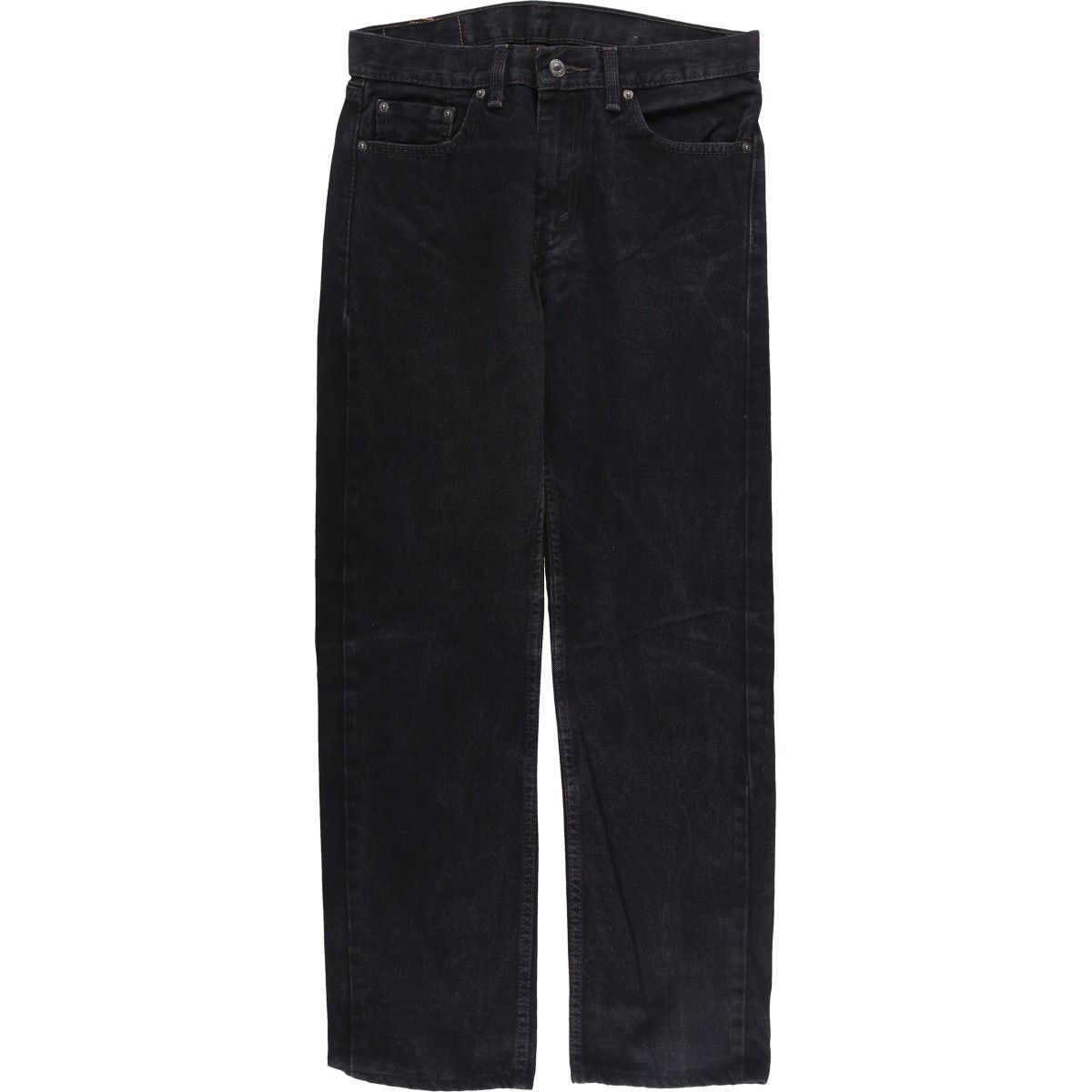 古着 リーバイス Levi s 505 ブラックデニム テーパードデニムパンツ メンズw 31相当|eaa 419695