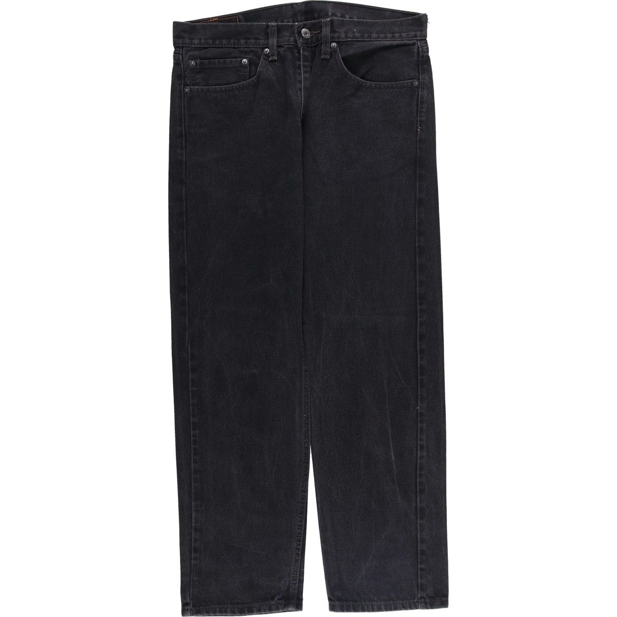 古着 リーバイス Levi s 505 ブラックデニム テーパードデニムパンツ メンズw 34相当|eaa 419881