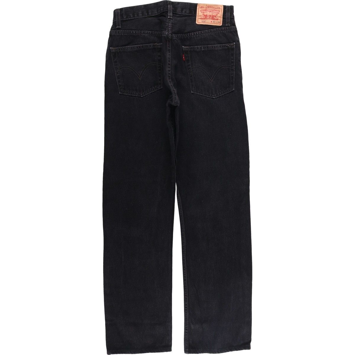 古着 00年代 リーバイス Levi s 505 REGULAR FIT テーパードデニムパンツ メンズw 30相当|eaa 419884
