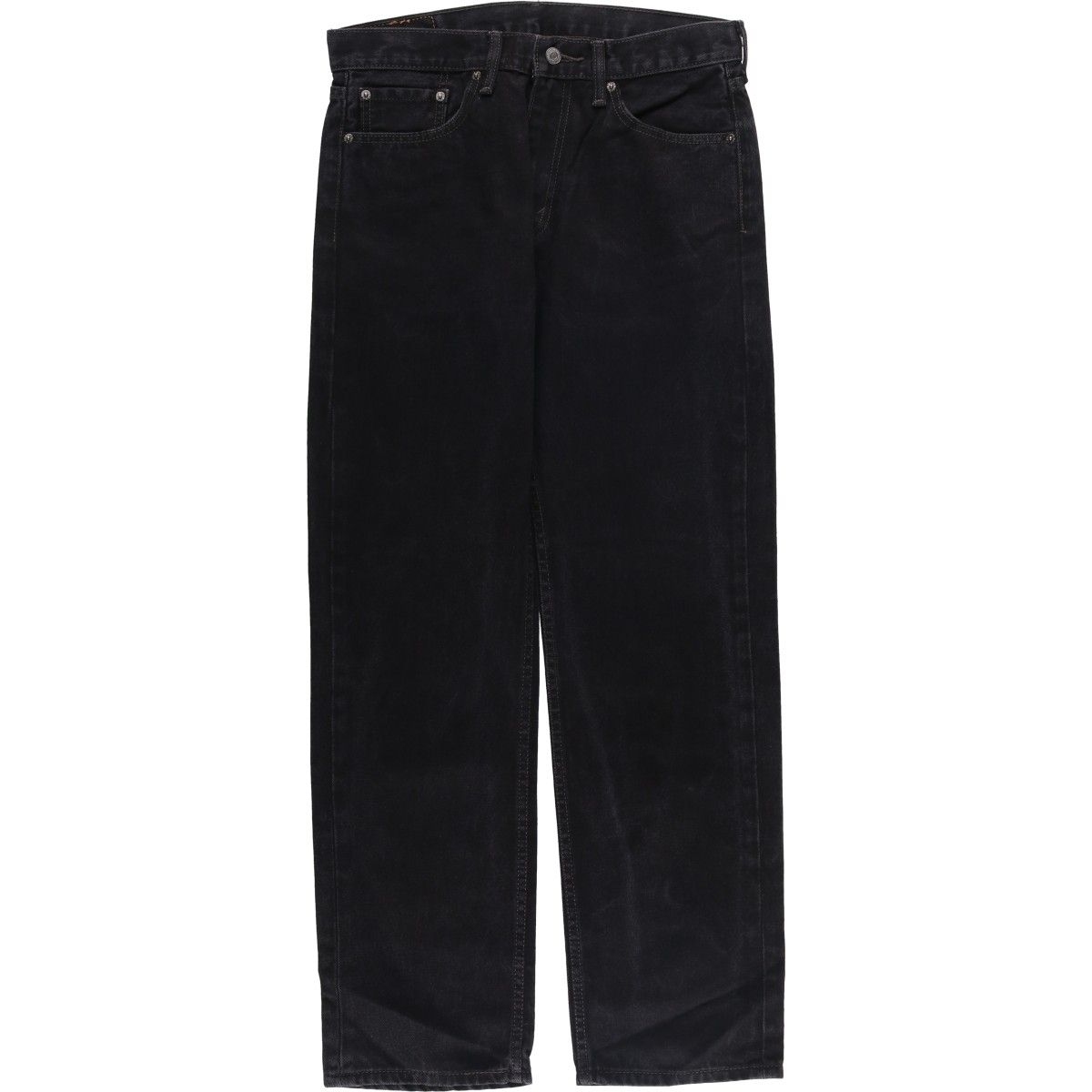 古着 リーバイス Levi s 505 ブラックデニム テーパードデニムパンツ メンズw 32相当|eaa 419674