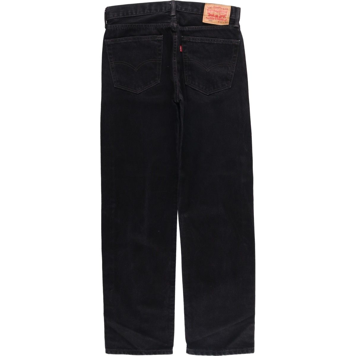 古着 リーバイス Levi s 505 ブラックデニム テーパードデニムパンツ メンズw 32相当 eaa 419674