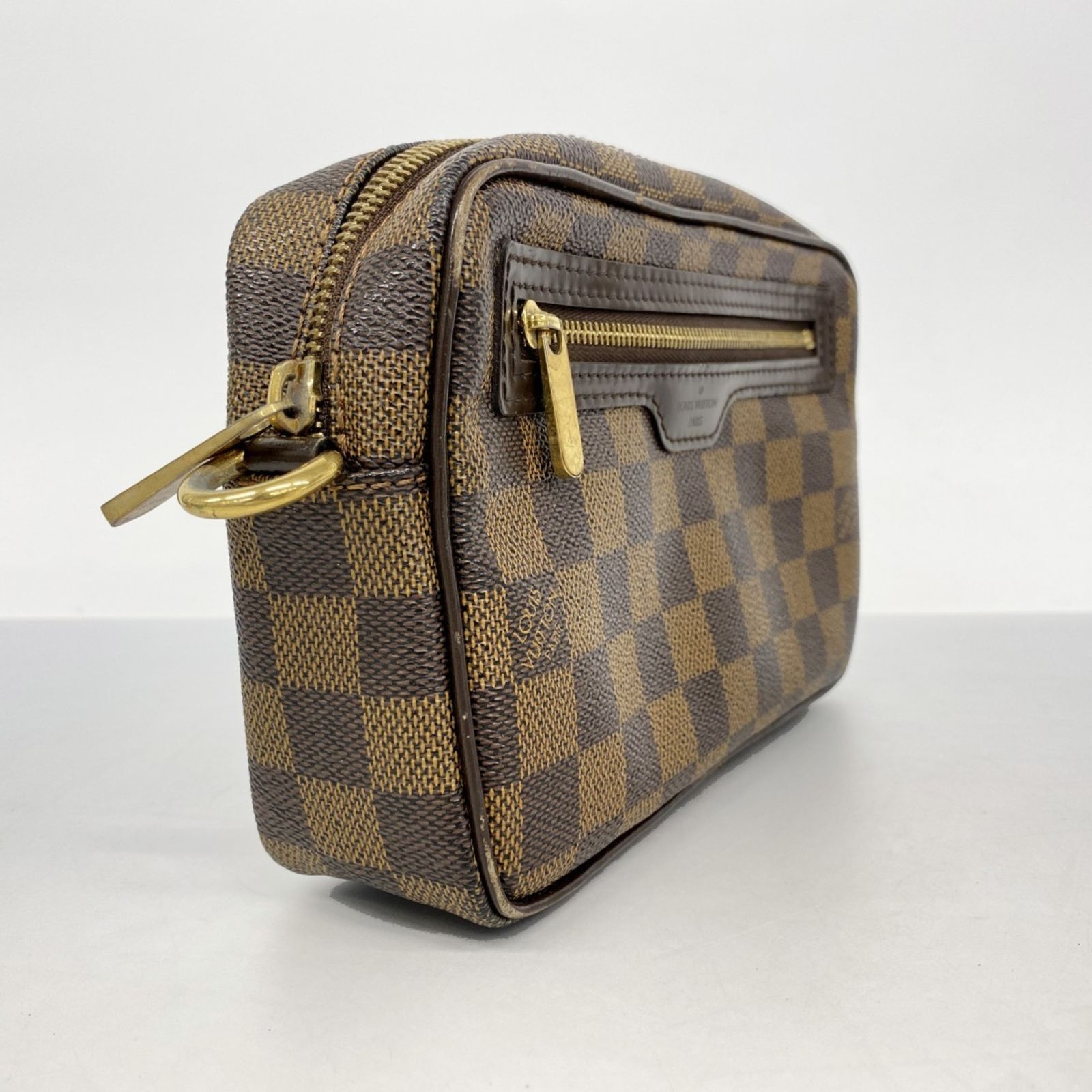 美品 LOUIS VUITTON ダミエエベヌ マカオクラッチバッグ 美品 LOUIS VUITTON ダミエエベヌ マカオクラッチバッグ