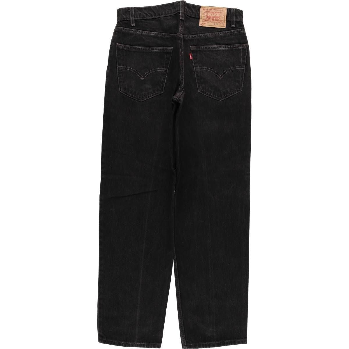 古着 90年代 リーバイス Levi s 550 RELAXED FIT ブラックデニム テーパードデニムパンツ メンズw 31相当 ヴィンテージ|eaa 419298