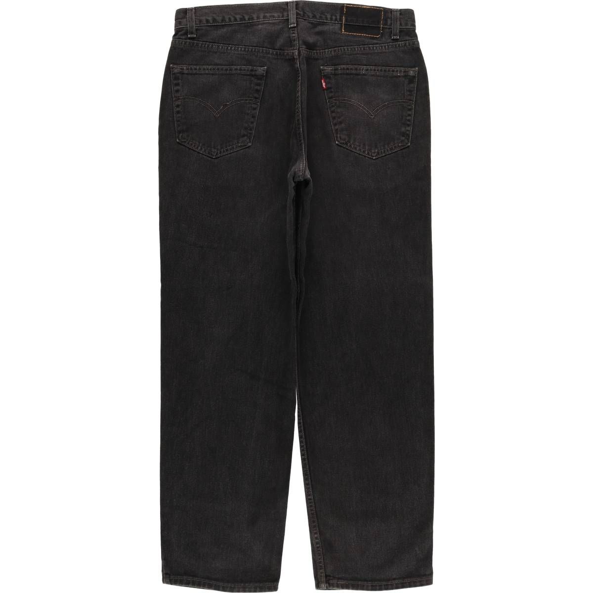 古着 90 00年代 リーバイス Levi s 550 RELAXED FIT ブラックデニム テーパードデニムパンツ カナダ製 メンズw 35相当 eaa 419227