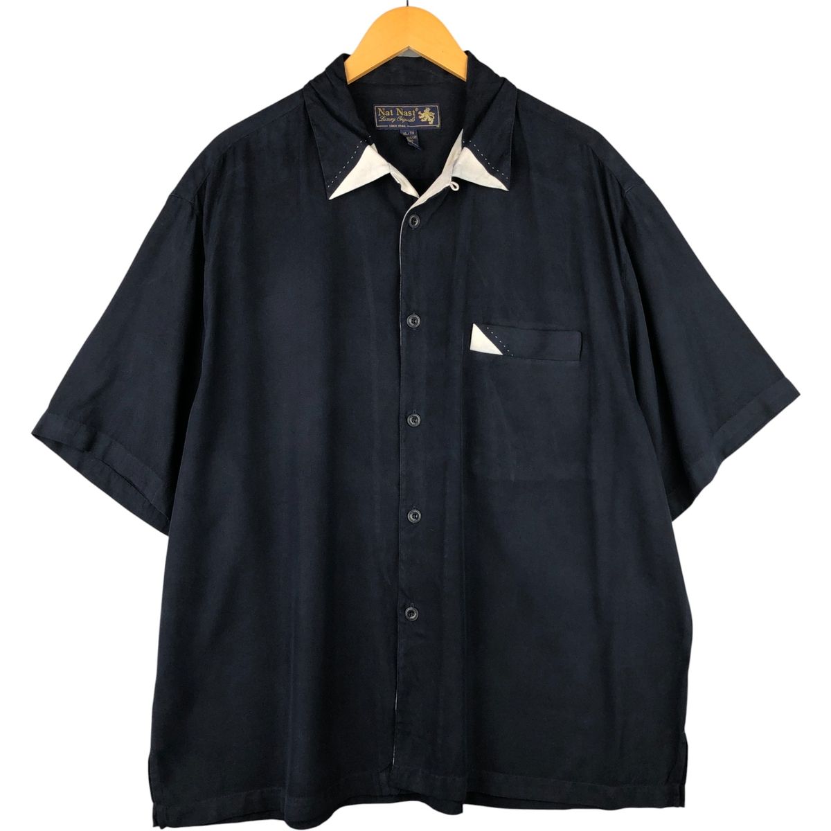 50s 60s ビンテージNat Nast ボウリングシャツ 刺繍 ナットナスト 60s