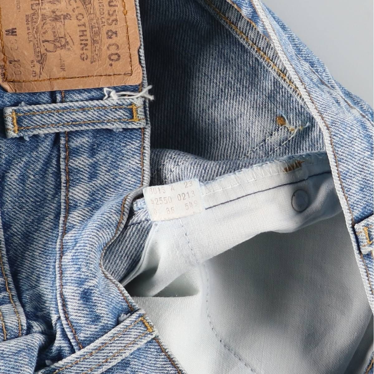  古着 80年代 リーバイス Levi s 550 0213 オレンジタブ テーパードデニムパンツ メンズw 31相当 ヴィンテージ eaa 419134 その他 メンズ