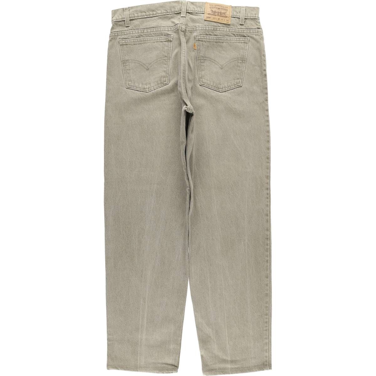 古着 90年代 リーバイス Levi s 550 0232 オレンジタブ テーパードデニムパンツ メンズw 36相当 ヴィンテージ eaa 419522