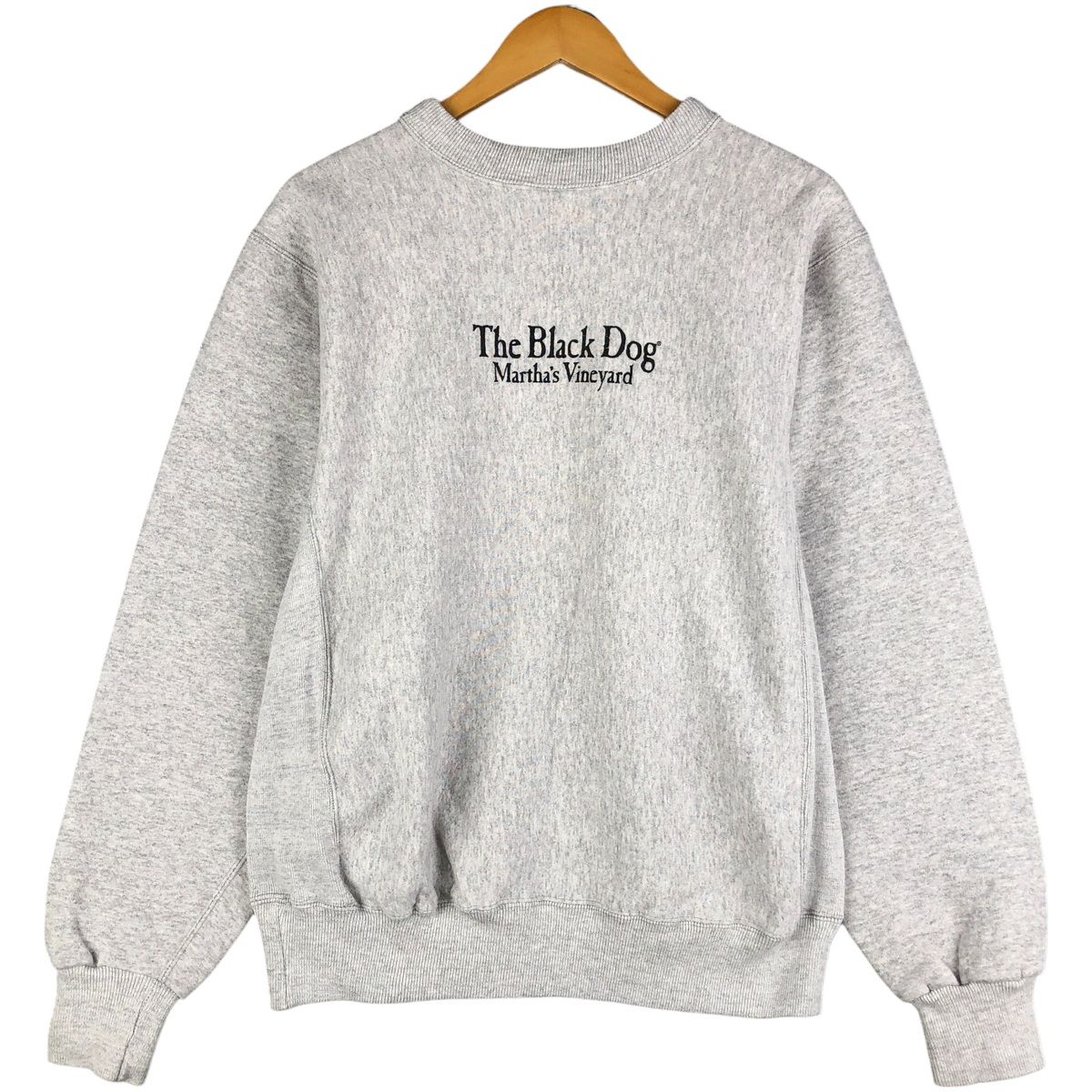 古着 90年代 The Black Dog 犬柄 アニマル スウェットシャツ トレーナー メンズM相当 ヴィンテージ eaa 482874