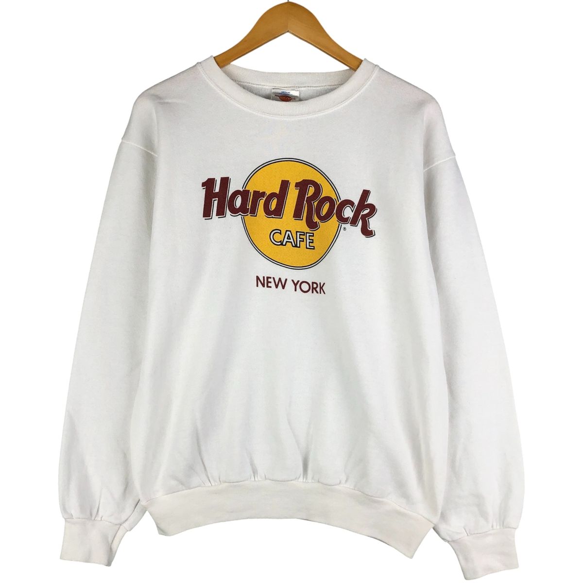 古着 90年代 HARD ROCK CAFE ハードロックカフェ アドバタイジング スウェットシャツ トレーナー メンズM相当|eaa 482769