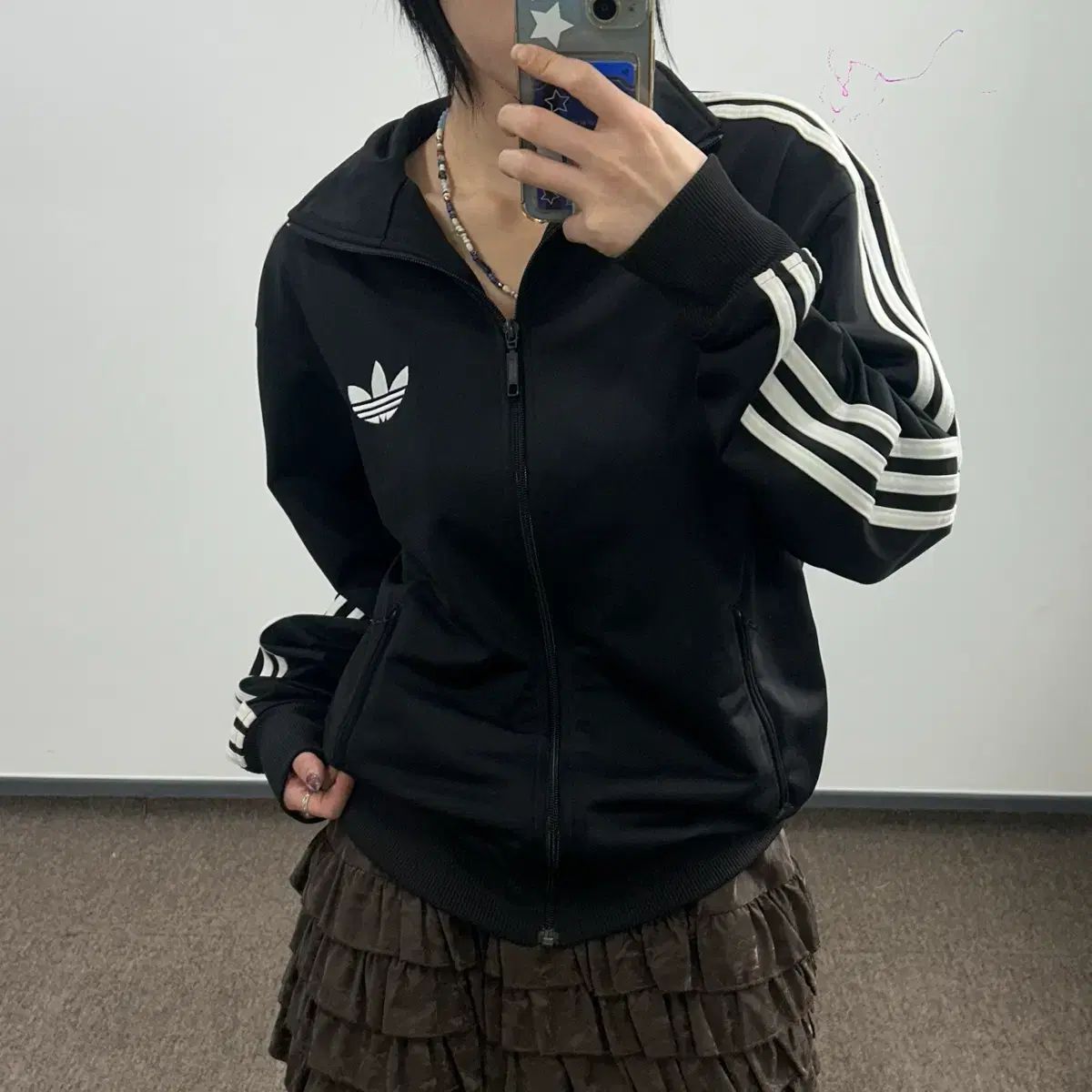 adidas アディダス ブラック ジャージ