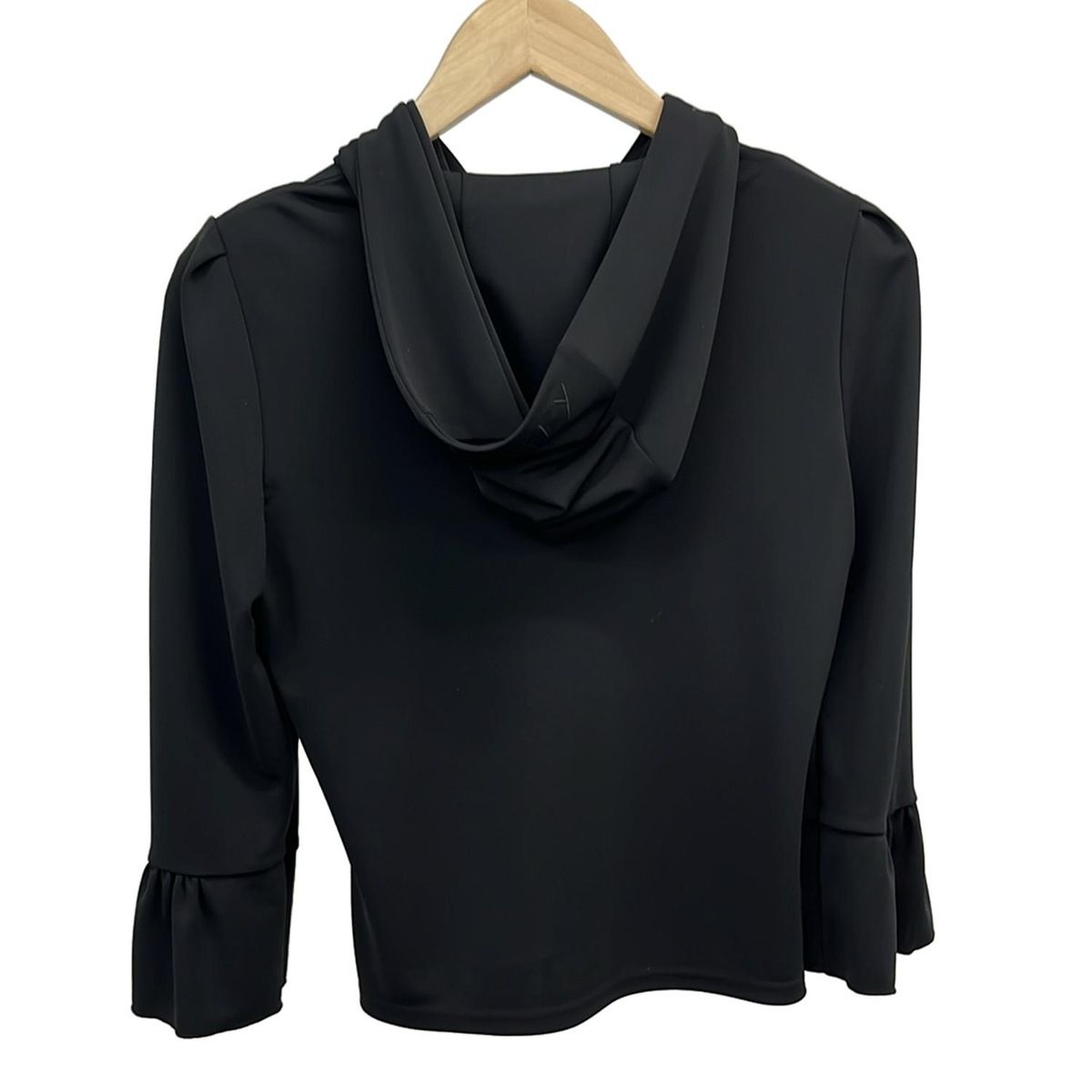 FOXEY YORK フォクシーニューヨーク パーカー サイズ40 M レディース - 25968 黒 長袖|肩パッド