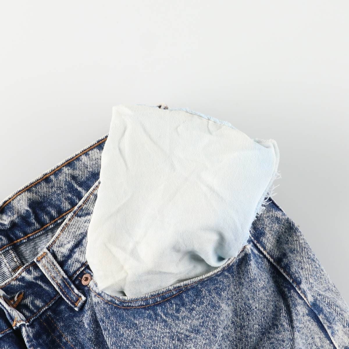 テーパードデニムパンツ メンズw