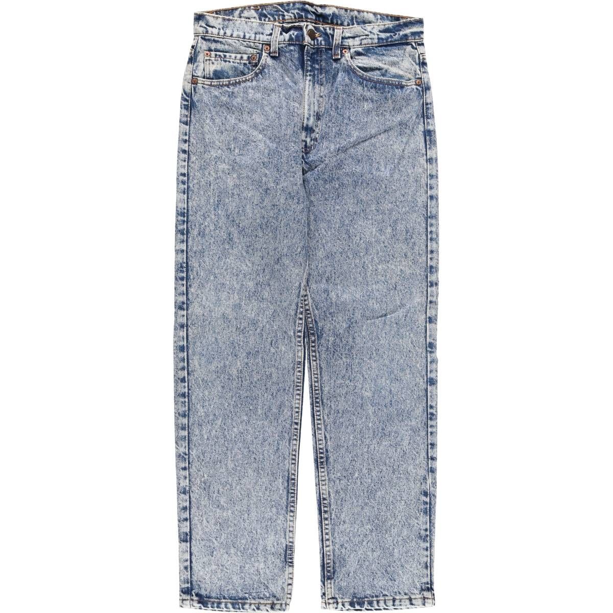 古着 00年代 リーバイス Levi s 505 ケミカルウォッシュ テーパードデニムパンツ メンズw 31相当|eaa 418969