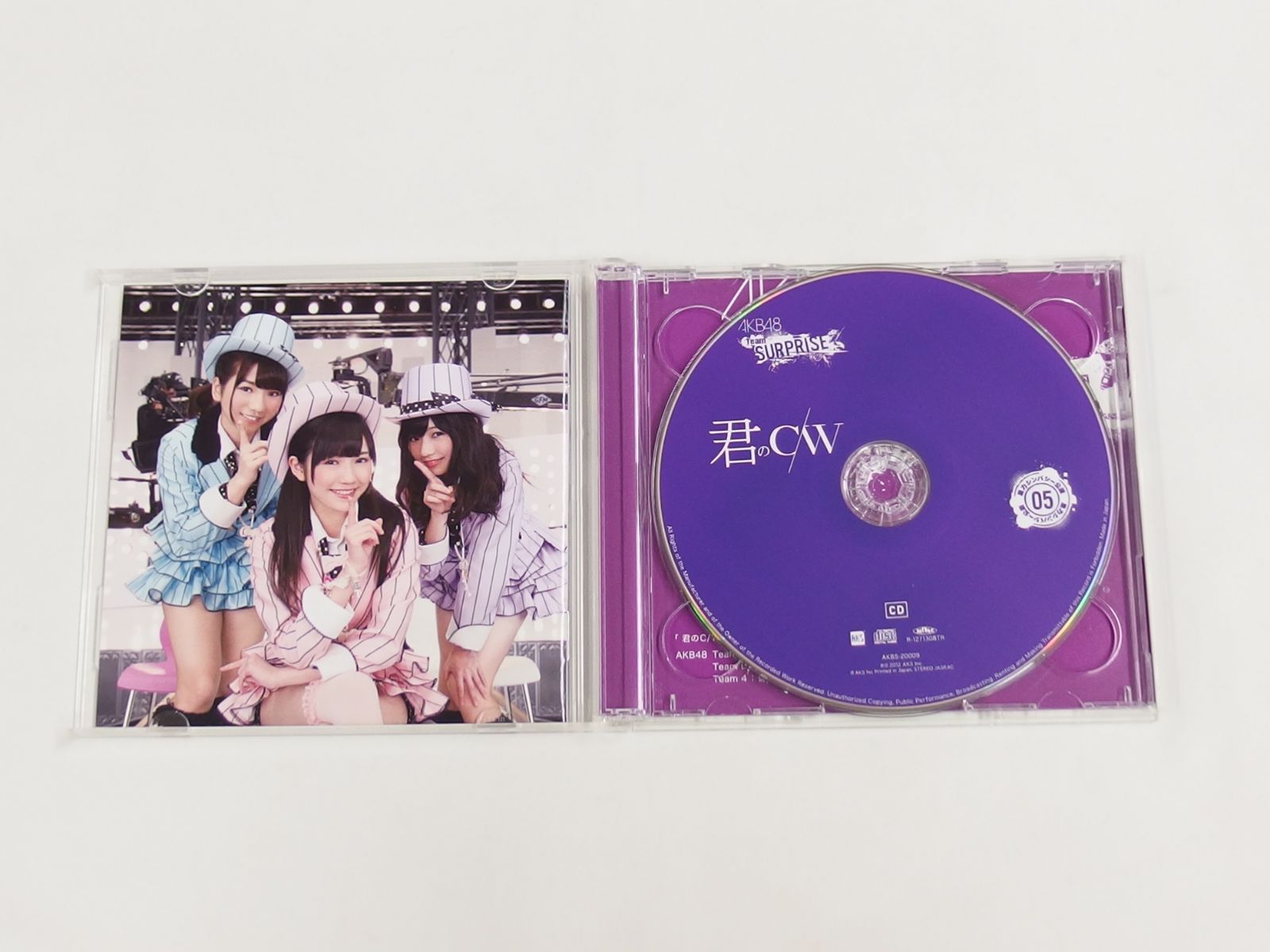 CD+DVD / AKB48 チームサプライズ 重力シンパシー公演 05 / 君のC/W