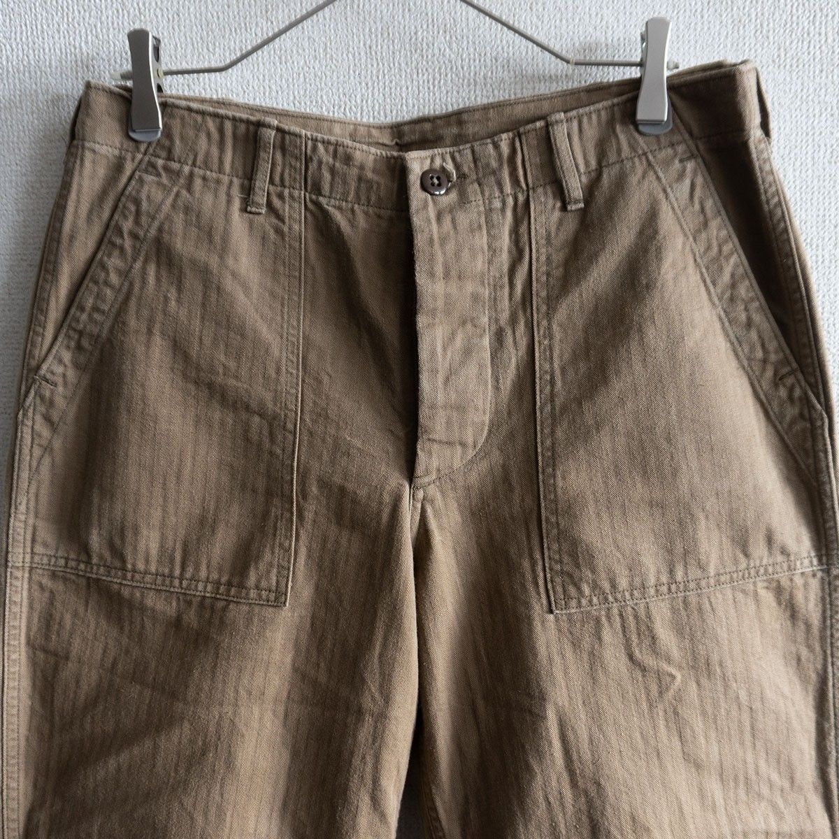 美品】 WAREHOUSE【Lot 1086 ヘリンボーン ベイカーパンツ HBT