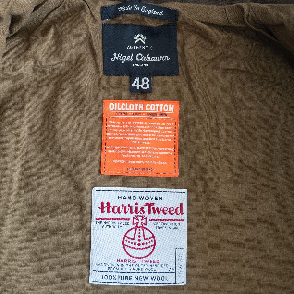 【希少】ナイジェルケーボン　カメラマンジャケット　サイズ48 中古・古着通販】NIGEL CABOURN (ナイジェルケーボン) Harris Tweed