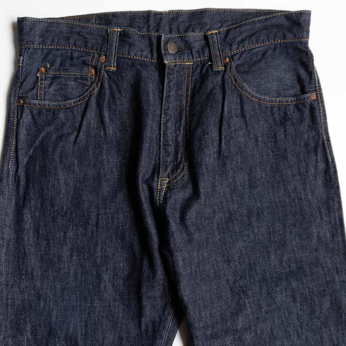 雰囲気抜群】 桃太郎ジーンズ【G114-MZ 銅丹レーベル 10oz スリム