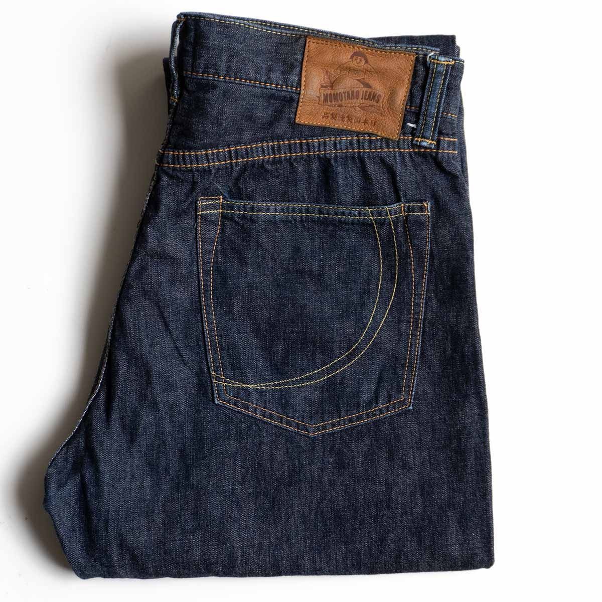 雰囲気抜群】 桃太郎ジーンズ【G114-MZ 銅丹レーベル 10oz スリム